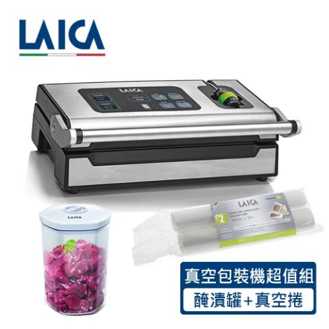 LAICA萊卡 專業級雙馬達真空包裝機 VT32400 醃漬罐組合(內含醃漬罐、包裝捲兩入)leica收購